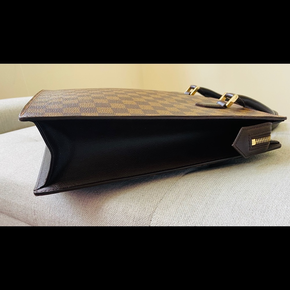 SOLD Louis Vuitton Damier Ebene Sac Plat Tote Bag - Picture 5 of 8